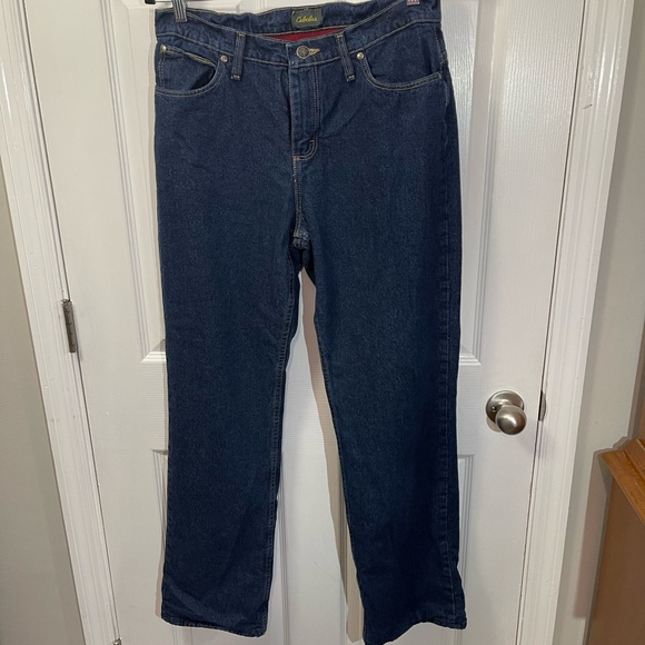 Cabelas Women’s Jeans Flannel Lined Jeans GUC - Picture 7 of 9